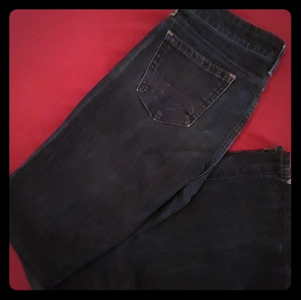American Eagle ultra-dark Real Flare jeans
